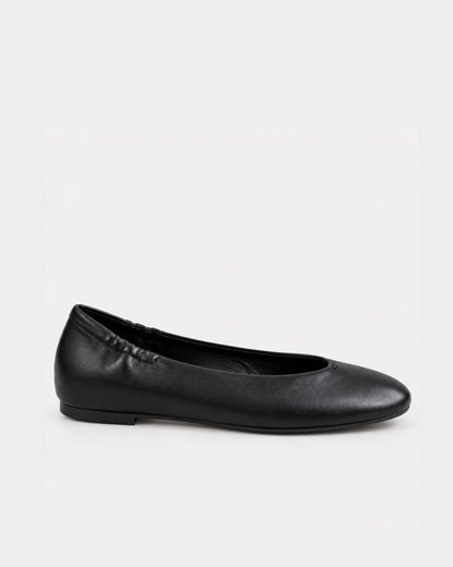 Black nappa moccasin