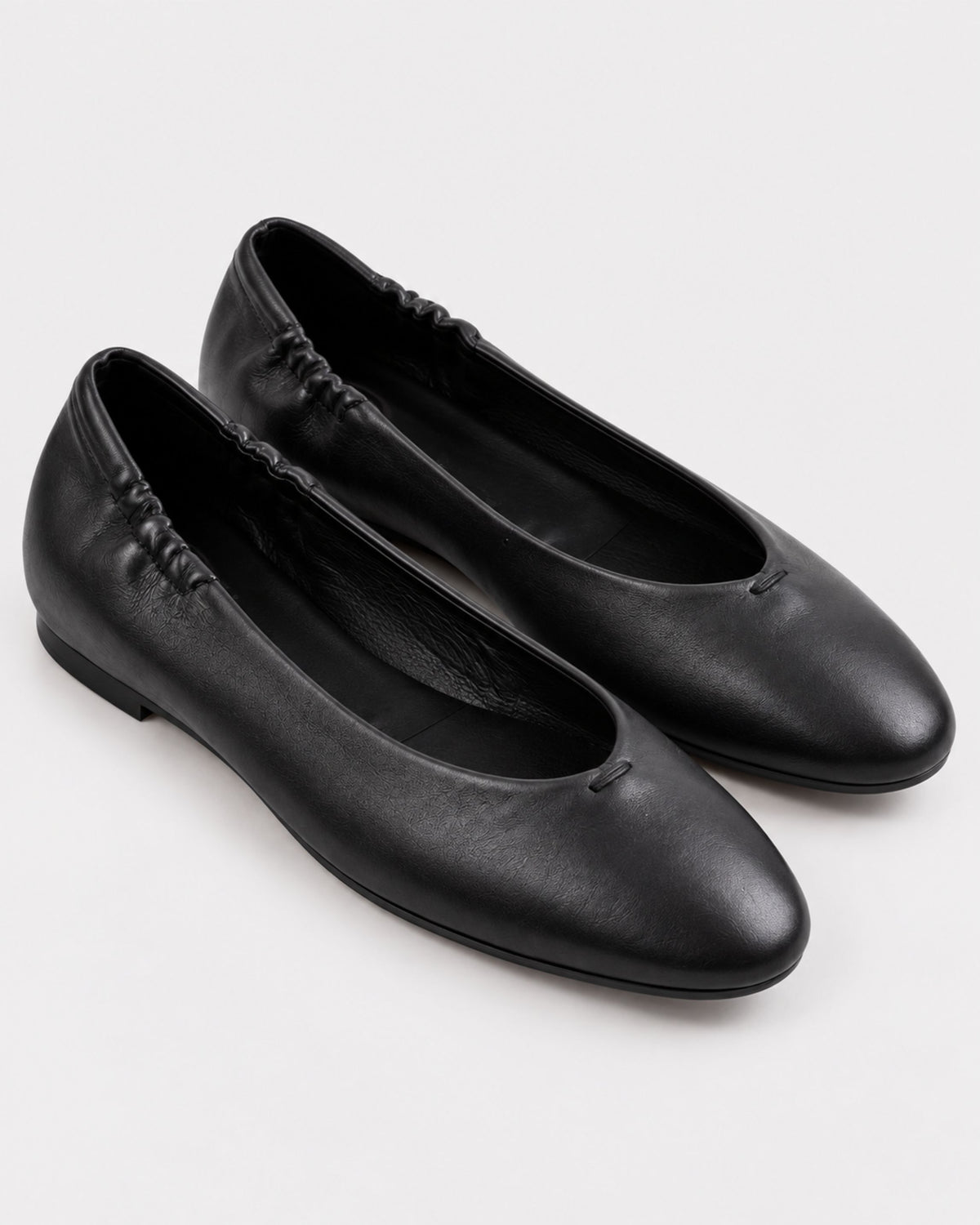 Black nappa moccasin
