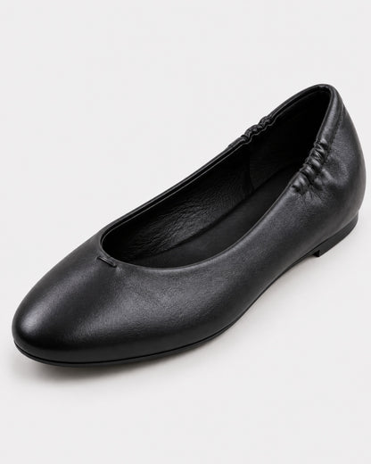 Black nappa moccasin