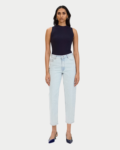Jeans Petra Cropped a Vita Alta