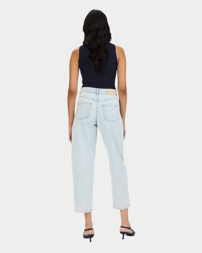 Jeans Petra Cropped a Vita Alta