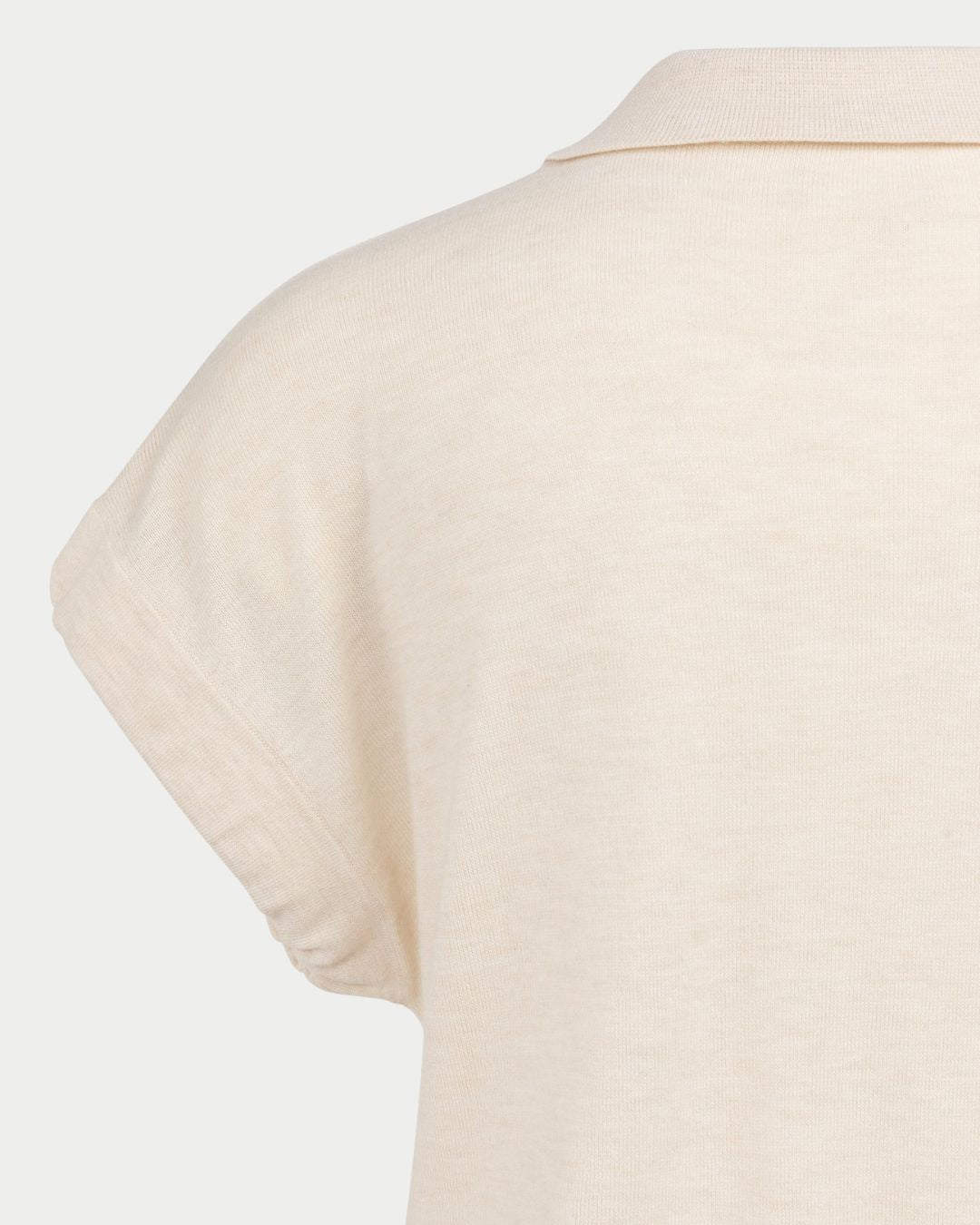 Polo in maglia con coulisse sul fondo